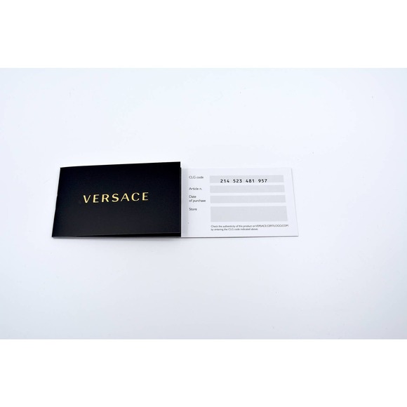VERSACE VE2251 147187 GOLD/WHITE DARK GREY SUNGLASSES